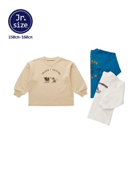 Jr.刺繍モチーフTシャツ | 子供服のオーシャン＆グラウンド