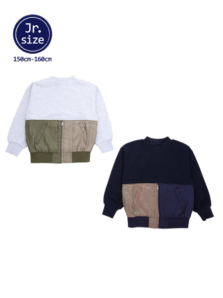 Jr Ma 1リメイクスウェット 子供服のオーシャン グラウンド Ocean Ground 公式オンラインサイト