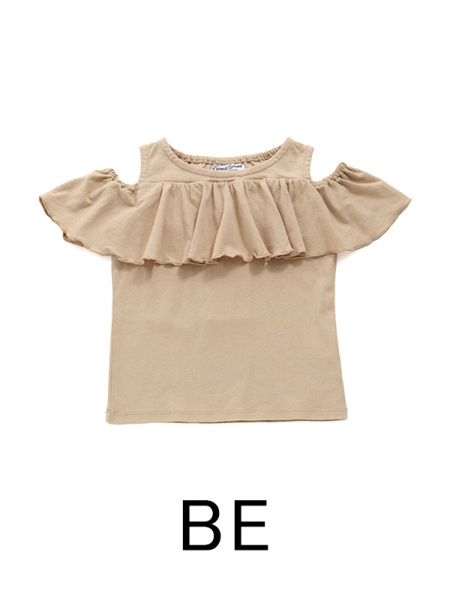 Jr オフショルダーフリルｔシャツ 子供服のオーシャン グラウンド Ocean Ground 公式オンラインサイト