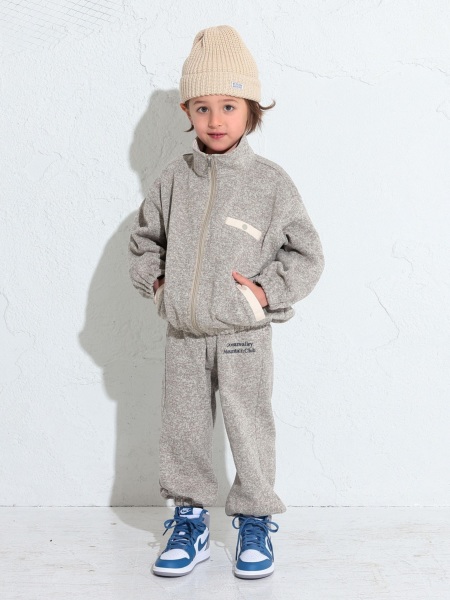 ニットフリースセミワイドジョガーパンツ | 子供服のオーシャン&グラウンド ニットフリースセミワイドジョガーパンツ | 子供服のオーシャン&グラウンド