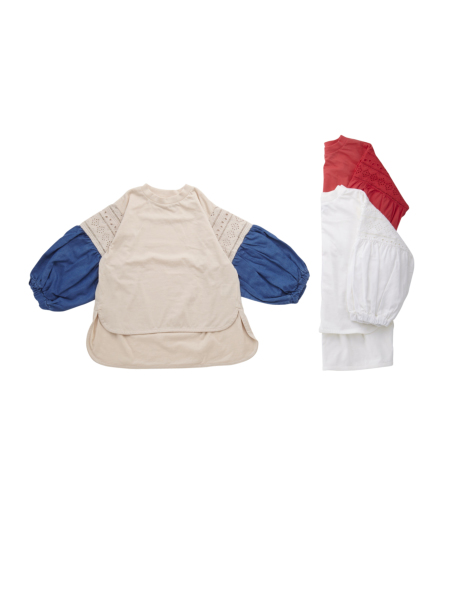 23AW　ヘリンドットサイ　デラックスドレス　変形ヘム　ボリュームスリーブ クリンクルシアーオーガンジーボリュームスリーブトップス【再販