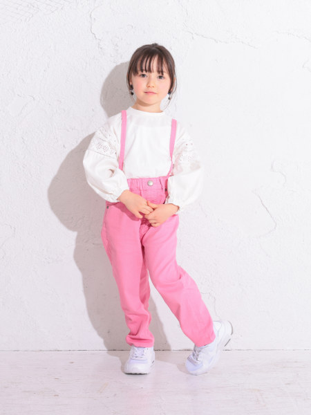 レースキリカエボリュームスリーブロンT | 子供服のオーシャン