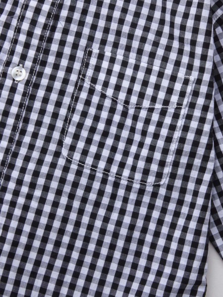 【U LAN】韓国 ギンガムチェック シャツ カーディガン ギンガムチェックシャツカーディガン | 子供服のオーシャン