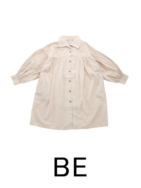 ギャザーシャツワンピース | 子供服のオーシャン＆グラウンド