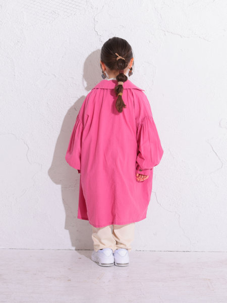 ギャザーシャツワンピース | 子供服のオーシャン＆グラウンド