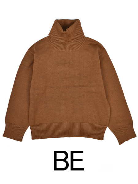 digne wool turtle brown ウールタートル digne wool turtle brown ウールタートル