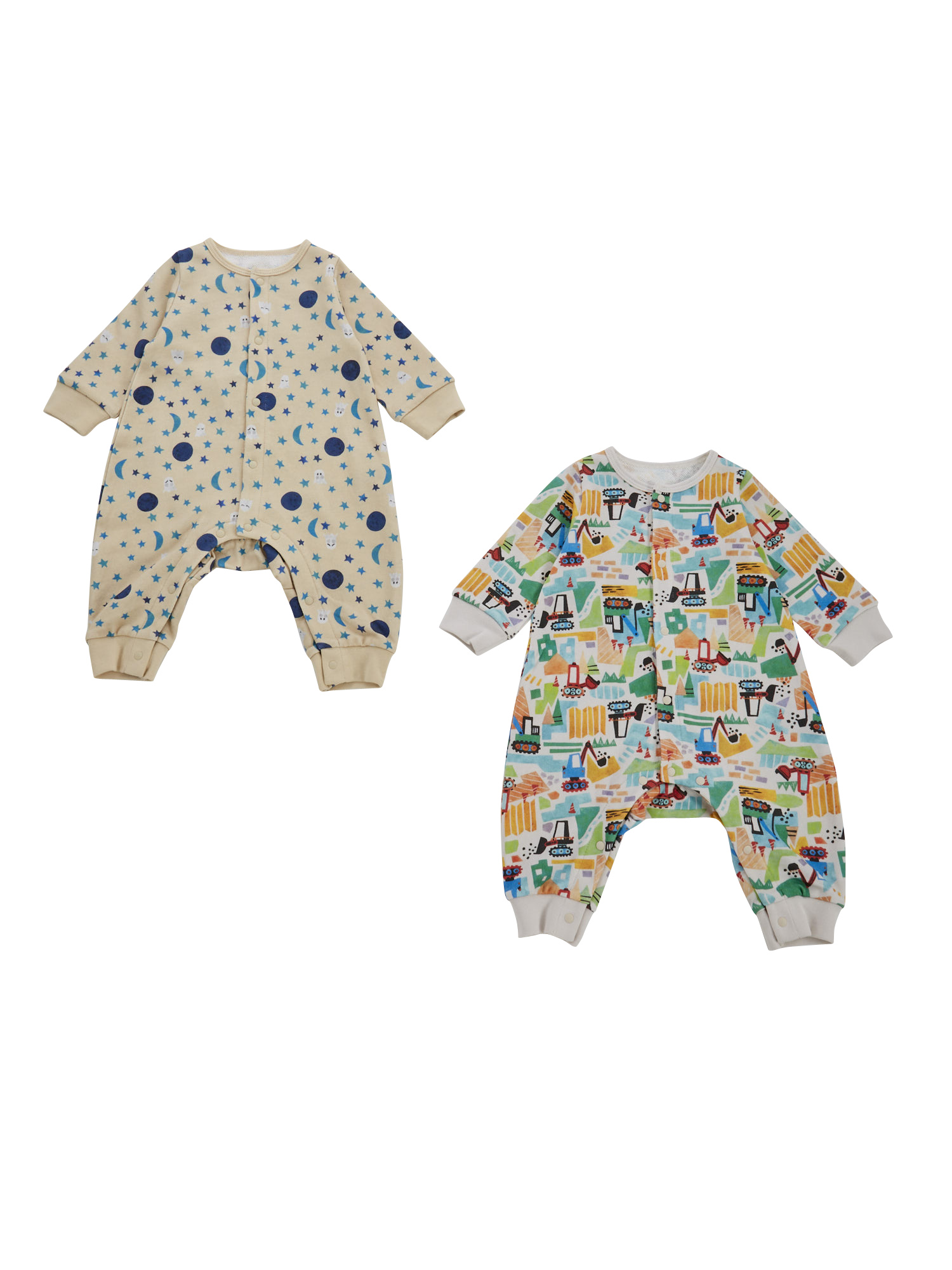 sono☆裏起毛ロンパース BOY'Sｿｳｶﾞﾗ新生児ﾛﾝﾊﾟｽ | 子供服のオーシャン＆グラウンド