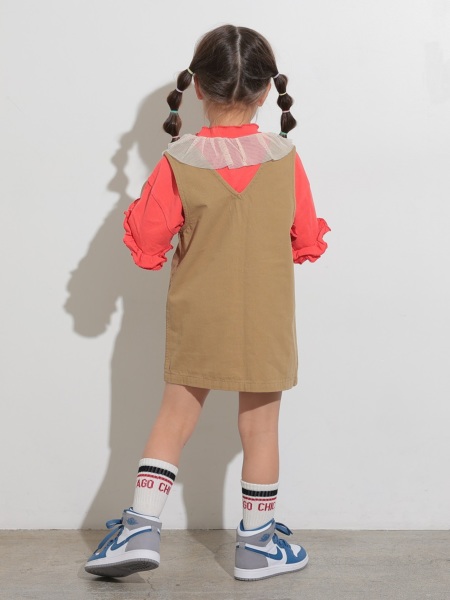 Vネックジャンパースカート【Online Exclusive】 | 子供服のオーシャン Vネックジャンパースカート【Online Exclusive】 | 子供服のオーシャン