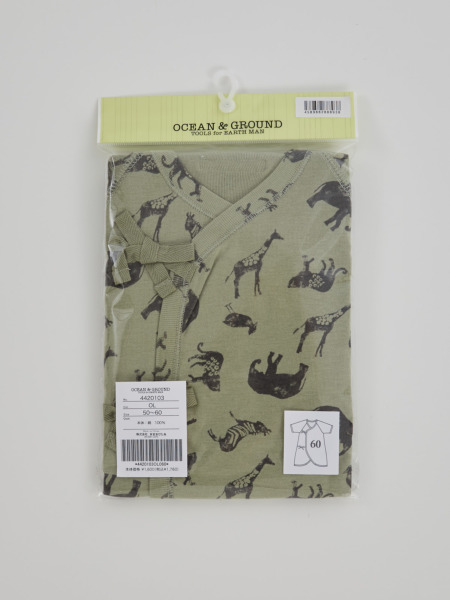 ｺﾝﾋﾞ肌着 Animal Stamp | 子供服のオーシャン＆グラウンド