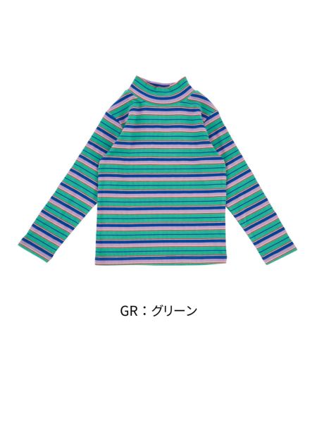 ﾀｰﾄﾙﾈｯｸﾎﾞｰﾀﾞｰﾘﾌﾞTｼｬﾂ | 子供服のオーシャン＆グラウンド[ocean＆ground]公式オンラインサイト