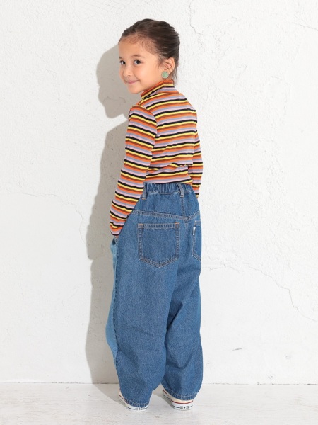 ﾀｰﾄﾙﾈｯｸﾎﾞｰﾀﾞｰﾘﾌﾞTｼｬﾂ | 子供服のオーシャン＆グラウンド 