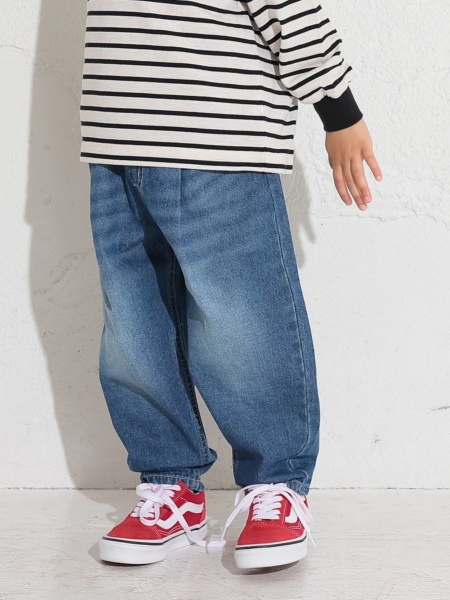デニムテーパードタックパンツ | 子供服のオーシャン&グラウンド デニムテーパードタックパンツ | 子供服のオーシャン&グラウンド