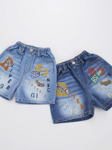 ﾌﾟﾘﾝﾄﾃﾞﾆﾑﾜｲﾄﾞｼｮｰﾂ | 子供服のオーシャン＆グラウンド