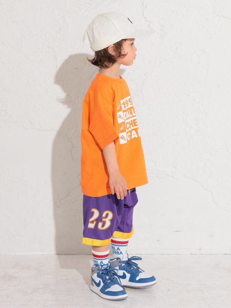 【リメイク】 ブリストル　サルエルメッシュパンツ　ネイビー リメイク】 ブリストル サルエルメッシュパンツ ネイビー