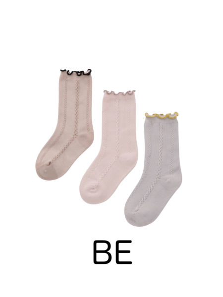 3PｽﾄﾗｲﾌﾟJQﾒﾛｳｸﾙｰｿｯｸｽSET | 子供服のオーシャン＆グラウンド