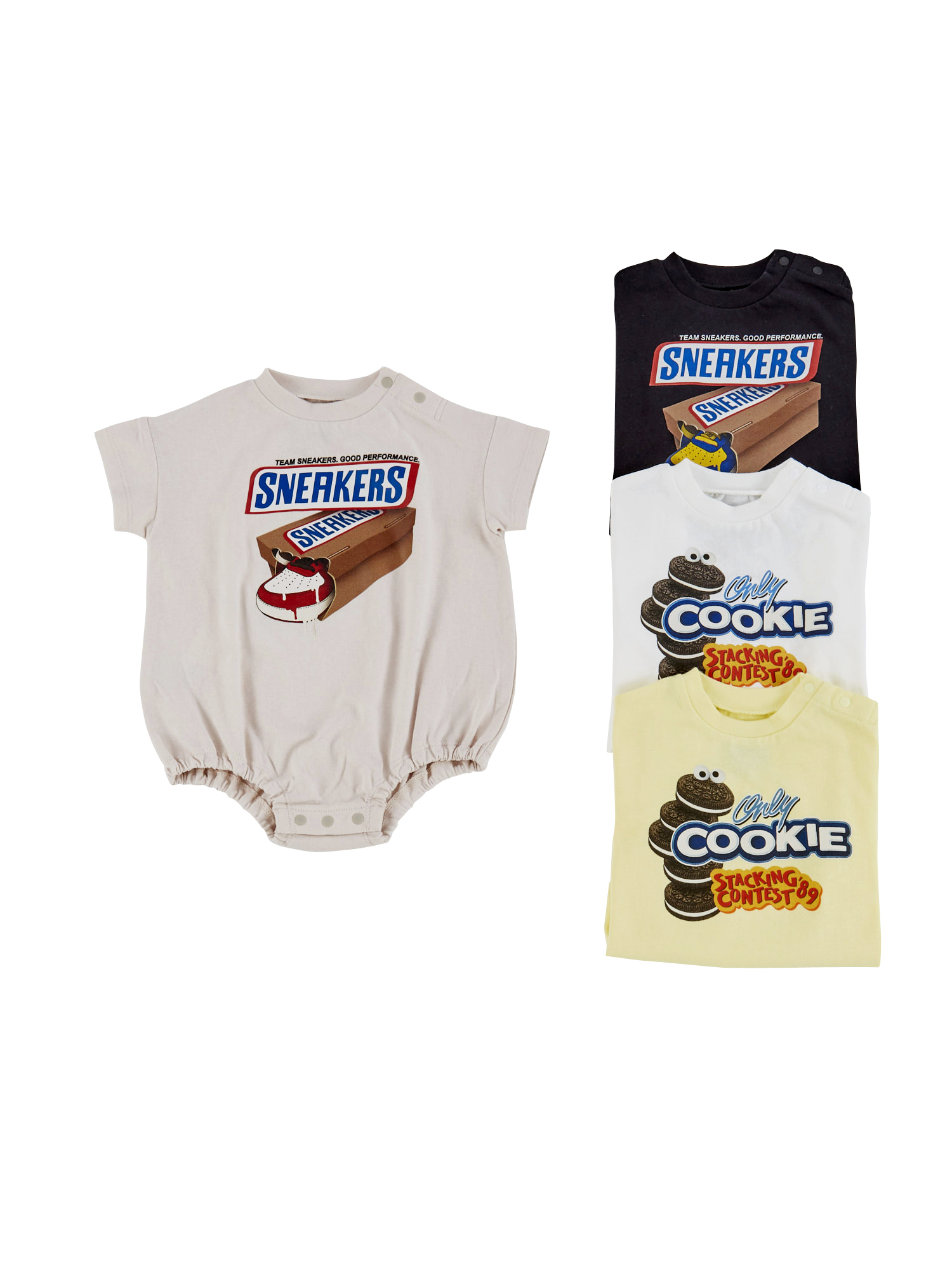 COOKIE&SNEAKERSﾌﾟﾘﾝﾄﾎﾞﾃﾞｨｼｬﾂ | 子供服のオーシャン＆グラウンド