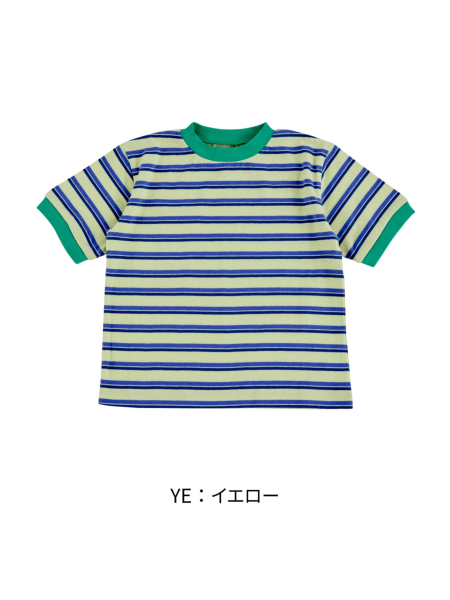 Jr.ﾚﾄﾛﾎﾞｰﾀﾞｰTｼｬﾂ | 子供服のオーシャン＆グラウンド