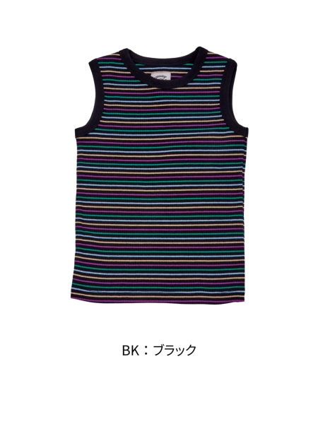 Jr.ﾎﾞｰﾀﾞｰﾀﾝｸﾄｯﾌﾟ | 子供服のオーシャン＆グラウンド