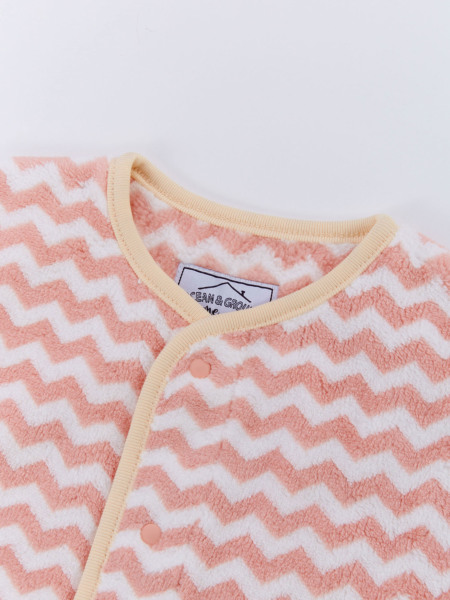 ｼﾞｸﾞｻﾞｸﾞﾌﾘｰｽﾍﾞﾋﾞｰｽﾘｰﾊﾟｰ | 子供服のオーシャン＆グラウンド