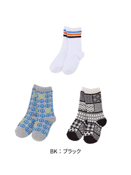 ｶｼﾞｭｱﾙｿｯｸｽ3PSET | 子供服のオーシャン＆グラウンド[ocean＆ground