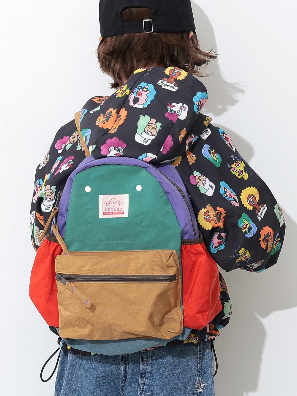 ぱーむ　新品　smiggleマルチカラー　リュックサックBackpack ぱーむ様専用 新品 smiggleマルチカラー リュックサックBackpack