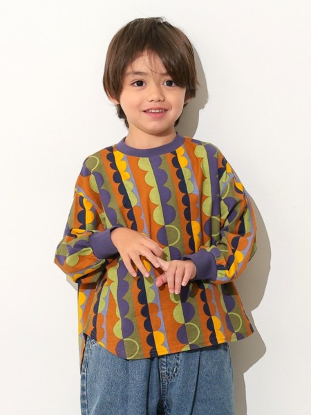 ｿｳｶﾞﾗﾌﾟﾘﾝﾄﾗｳﾝﾄﾞTｼｬﾂ | 子供服のオーシャン＆グラウンド[ocean＆ground