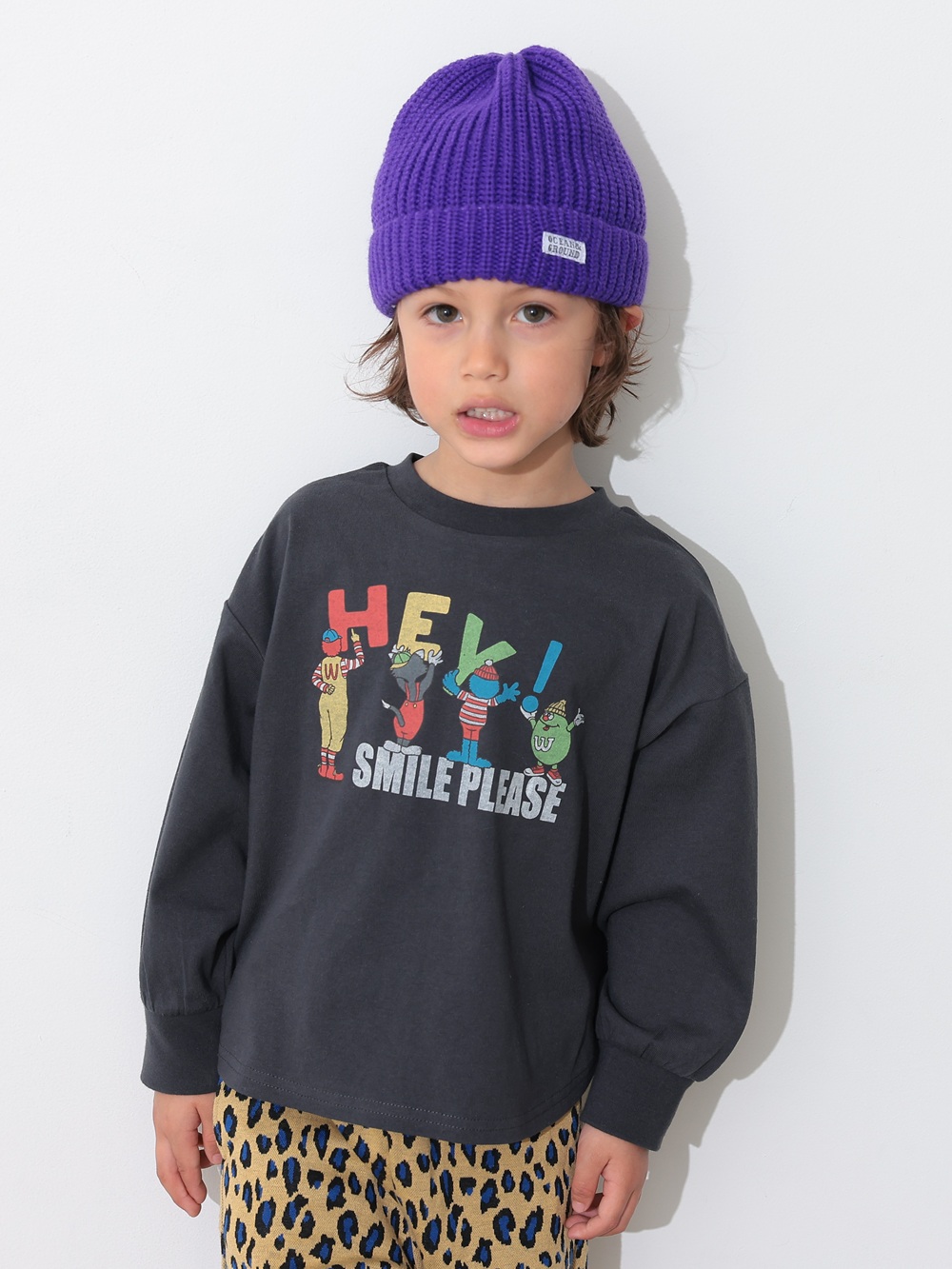 SMILE PLEASEﾌﾟﾘﾝﾄTｼｬﾂ | 子供服のオーシャン＆グラウンド