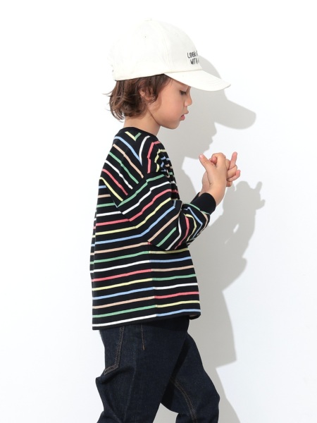 ﾎﾞｰﾀﾞｰﾜｲﾄﾞTｼｬﾂ | 子供服のオーシャン＆グラウンド[ocean＆ground]公式 