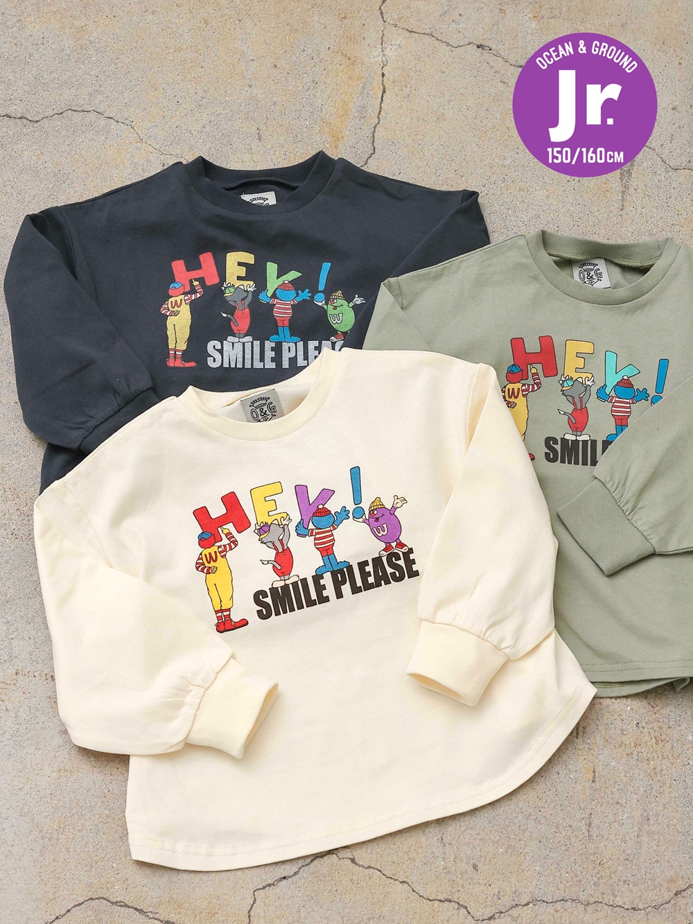 空*様 BABYL グッズ　雑貨系　24点 Jr.SMILE PLEASEﾌﾟﾘﾝﾄTｼｬﾂ | 子供服のオーシャン＆グラウンド