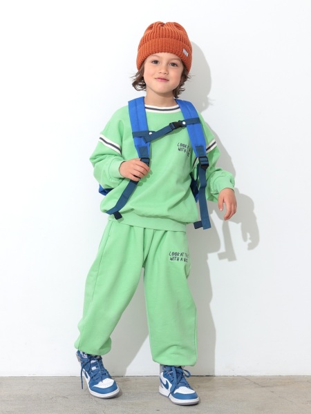 アミリブロゴステッチスウェット | 子供服のオーシャン&グラウンド[ocean&ground アミリブロゴステッチスウェット | 子供服のオーシャン&グラウンド[ocean&ground