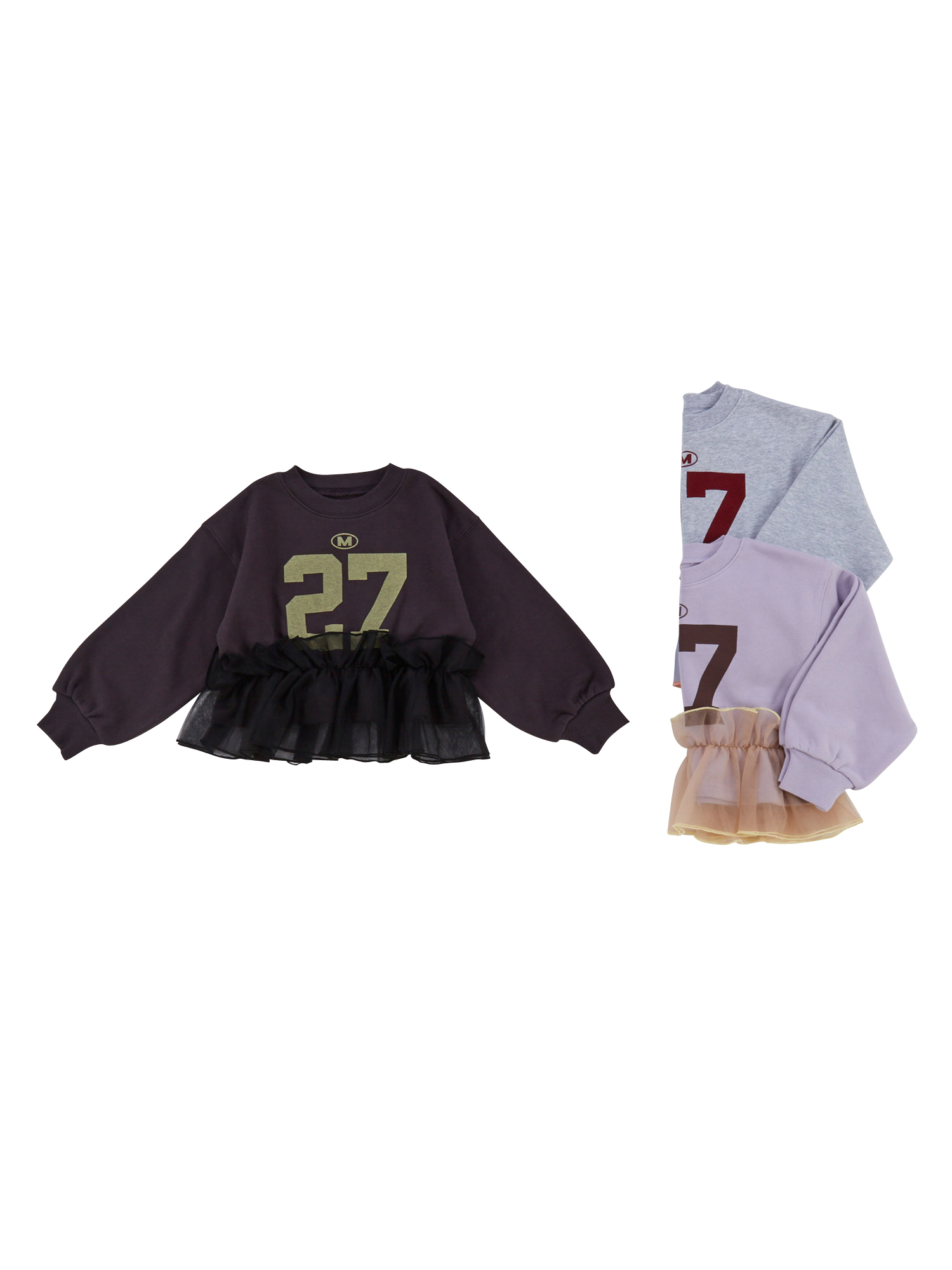 Jr.ﾁｭｰﾙﾌﾘﾙﾅﾝﾊﾞﾘﾝｸﾞｽｳｪｯﾄ | 子供服のオーシャン＆グラウンド