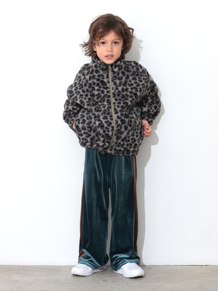 レオナールスポーツ 黒キルティングジャケット リバーシブル