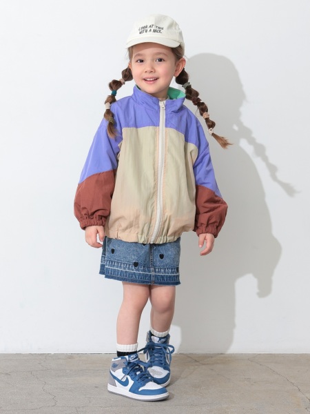 Jr.ﾊｰﾄ刺繍ﾃﾞﾆﾑﾐﾆｽｶｰﾄ | 子供服のオーシャン＆グラウンド