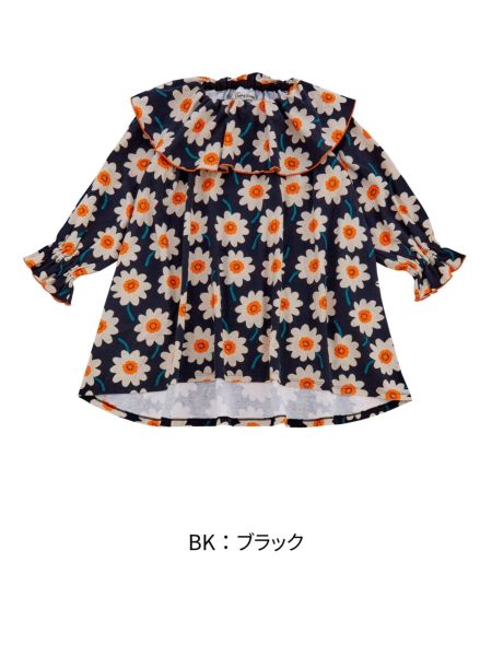 ｿｳｶﾞﾗﾌﾟﾘﾝﾄﾌﾘﾙｶﾗｰﾜﾝﾋﾟｰｽ | 子供服のオーシャン＆グラウンド
