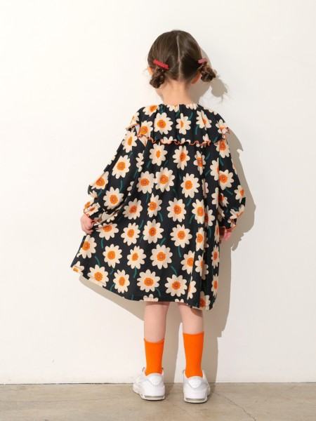 ｿｳｶﾞﾗﾌﾟﾘﾝﾄﾌﾘﾙｶﾗｰﾜﾝﾋﾟｰｽ | 子供服のオーシャン＆グラウンド