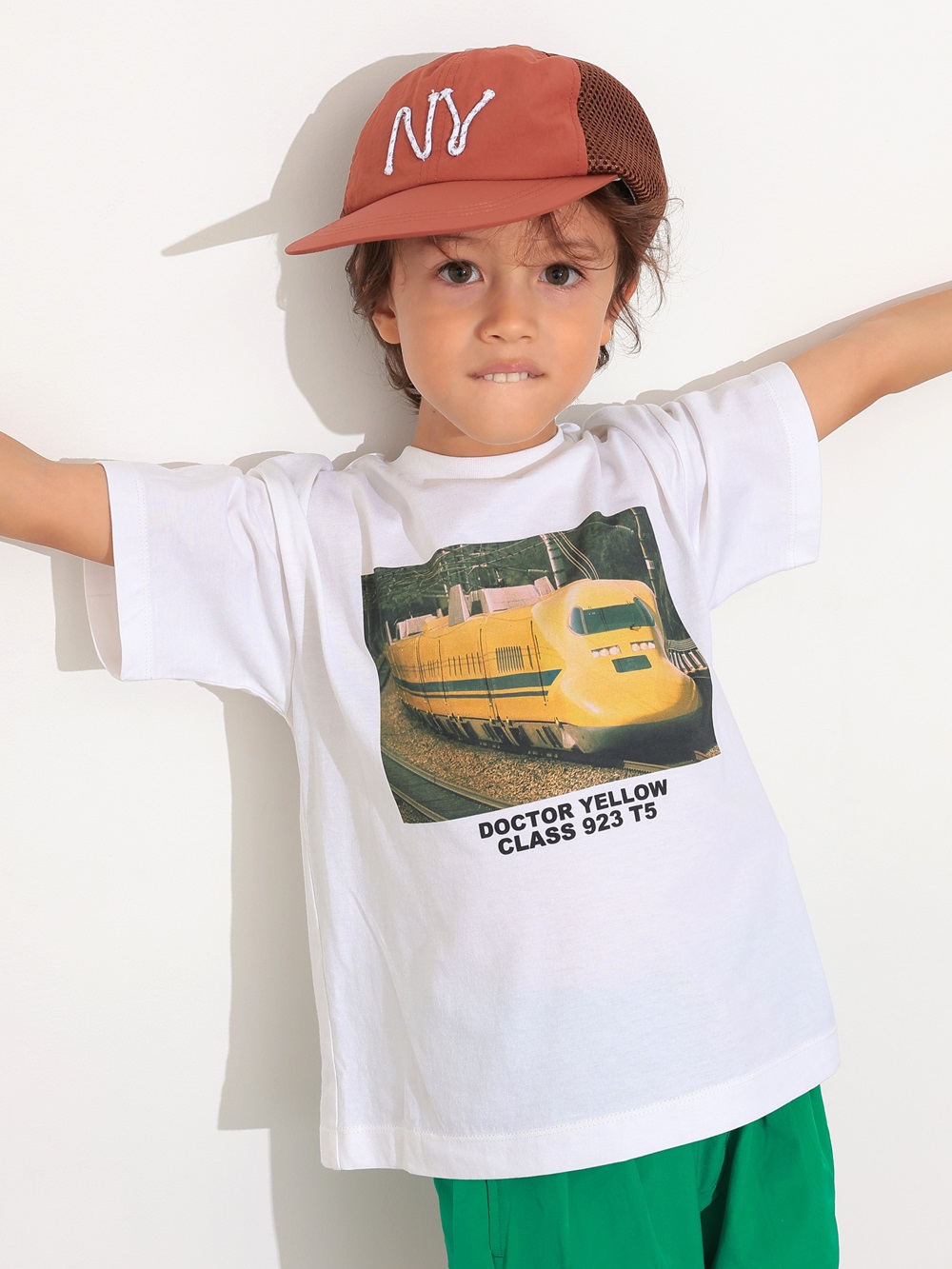 接触冷感ﾄﾞｸﾀｰｲｴﾛｰﾌｫﾄﾌﾟﾘﾝﾄTｼｬﾂ | 子供服のオーシャン＆グラウンド