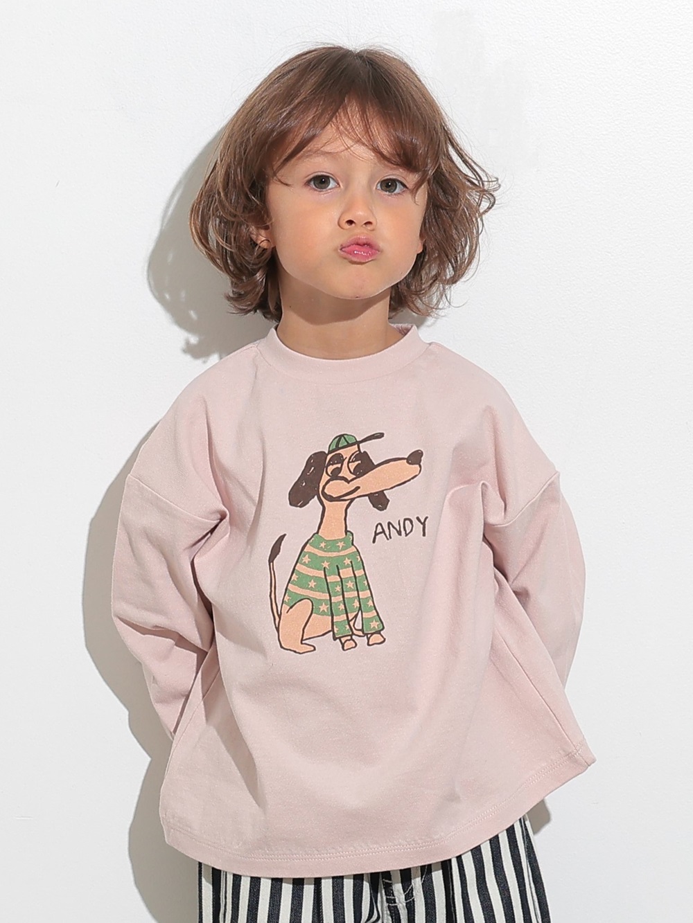 4柄ﾓﾁｰﾌﾌﾟﾘﾝﾄﾛﾝT | 子供服のオーシャン＆グラウンド[ocean＆ground