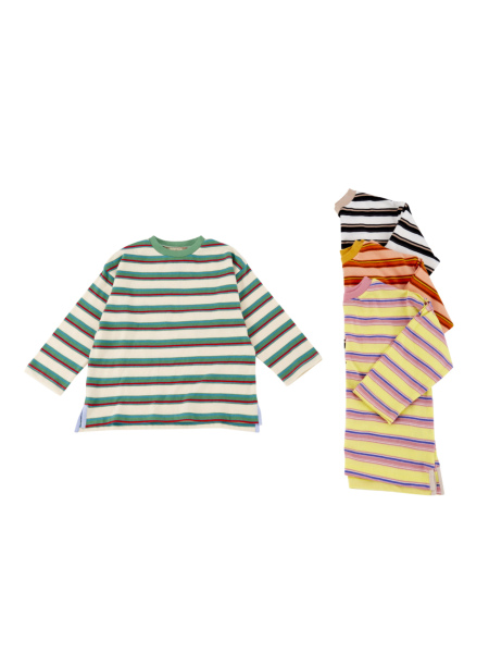 ﾏﾙﾁﾎﾞｰﾀﾞｰｻｲﾄﾞｽﾘｯﾄﾛﾝT | 子供服のオーシャン＆グラウンド