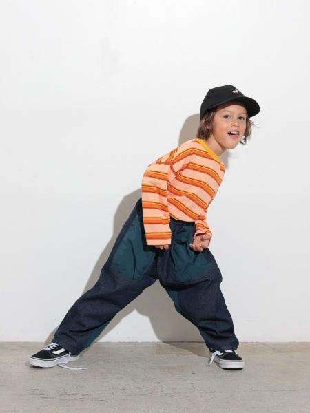 ﾏﾙﾁﾎﾞｰﾀﾞｰｻｲﾄﾞｽﾘｯﾄﾛﾝT | 子供服のオーシャン＆グラウンド