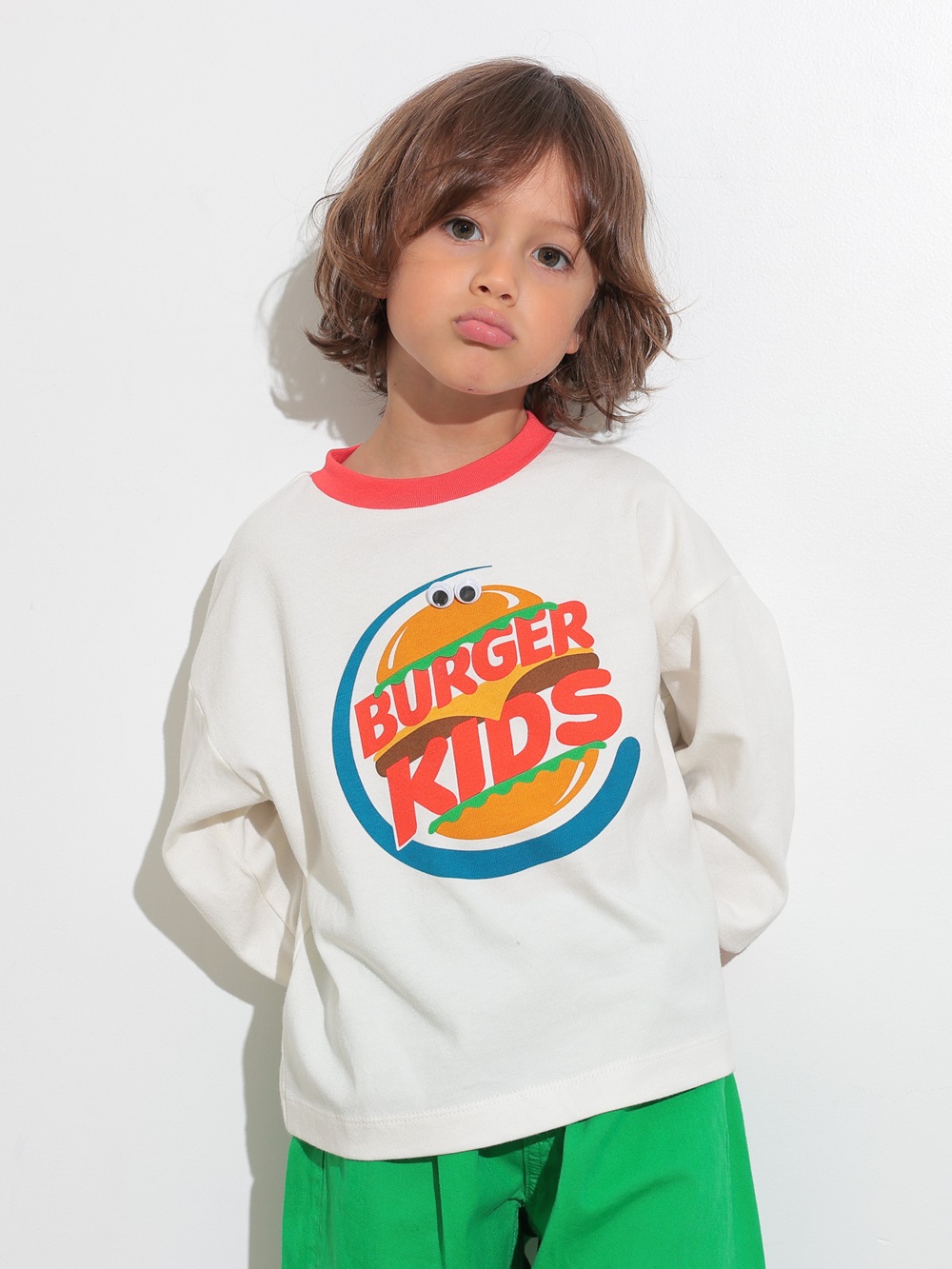 ﾌﾟﾚｲﾌﾙBIGﾓﾁｰﾌﾛﾝT | 子供服のオーシャン＆グラウンド