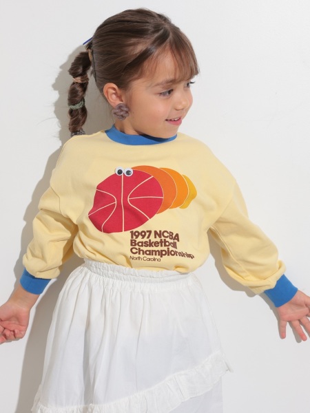 ﾌﾟﾚｲﾌﾙBIGﾓﾁｰﾌﾛﾝT | 子供服のオーシャン＆グラウンド