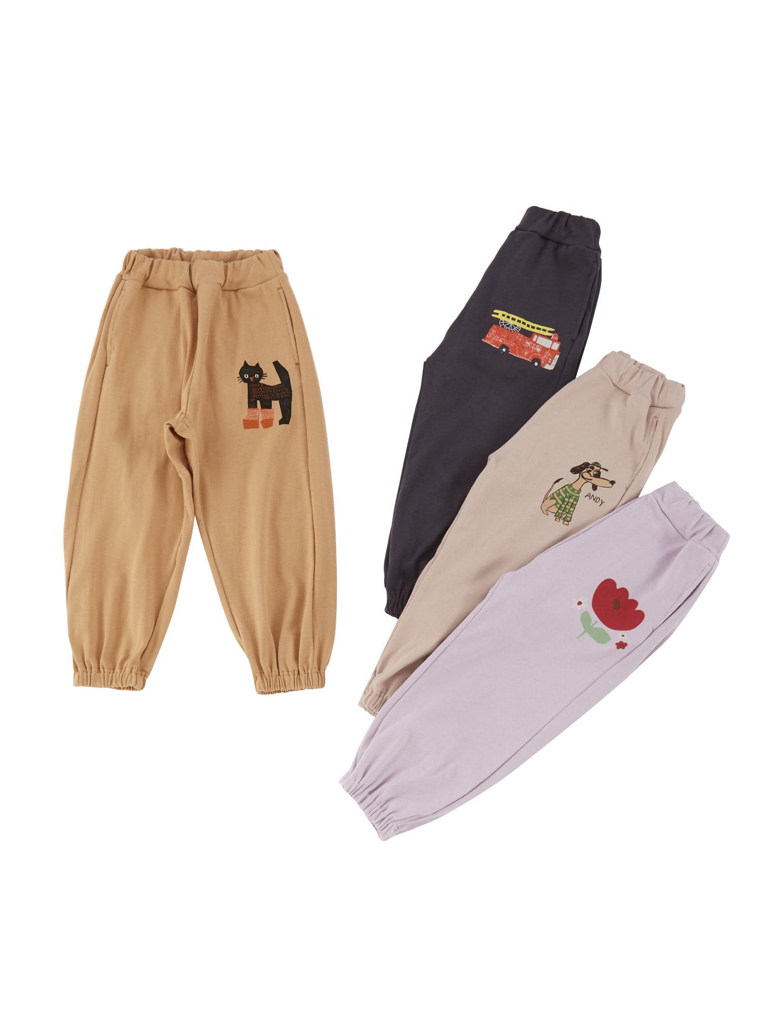 4柄ﾓﾁｰﾌｽｳｪｯﾄﾊﾟﾝﾂ | 子供服のオーシャン＆グラウンド[ocean＆ground