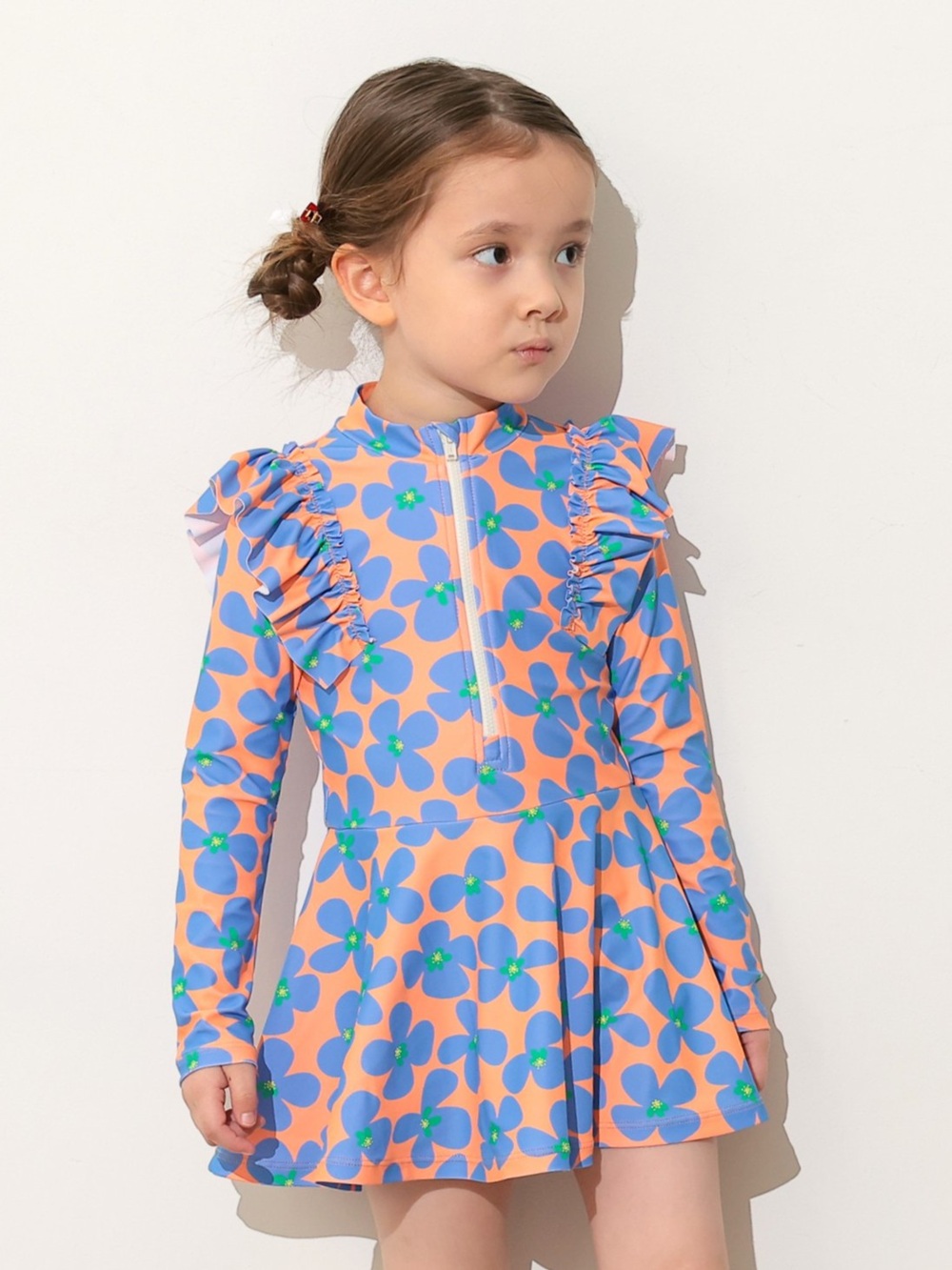 ﾌﾘﾙｼｮﾙﾀﾞｰﾗｯｼｭﾜﾝﾋﾟｰｽ水着 | 子供服のオーシャン＆グラウンド