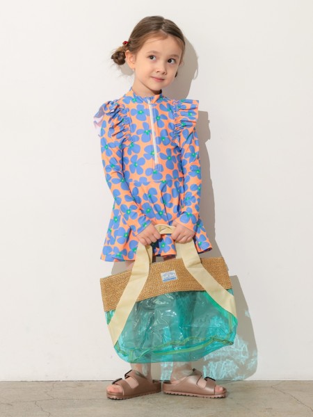 ﾌﾘﾙｼｮﾙﾀﾞｰﾗｯｼｭﾜﾝﾋﾟｰｽ水着 | 子供服のオーシャン＆グラウンド