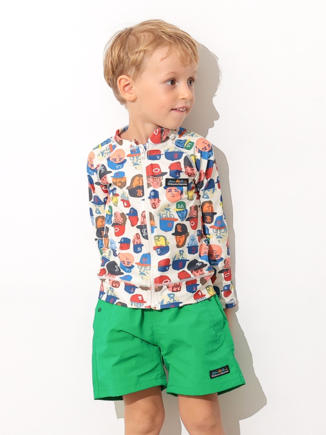 BOY'SｿｳｶﾞﾗZIPﾗｯｼｭｶﾞｰﾄﾞ | 子供服のオーシャン＆グラウンド