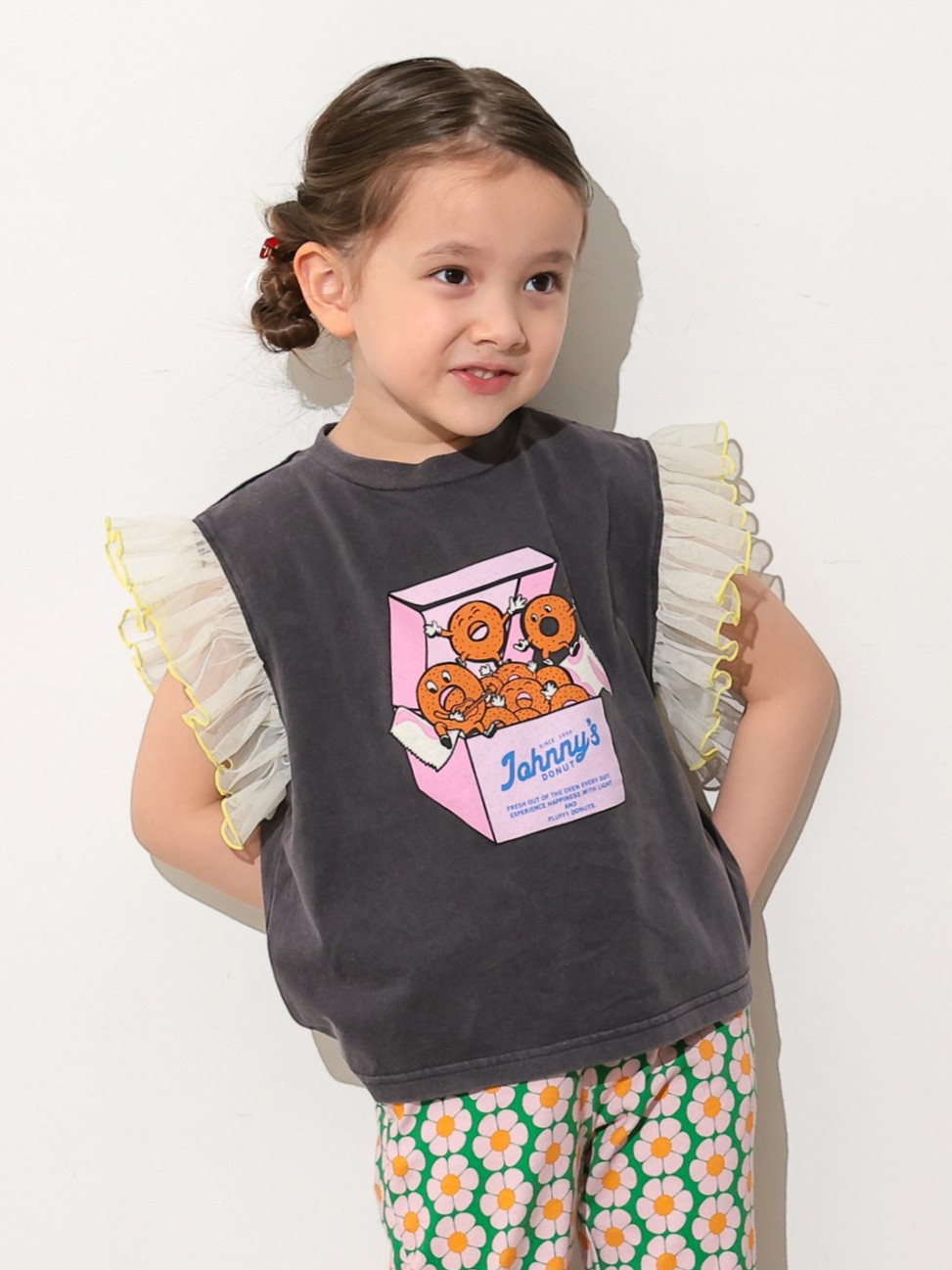 ｳﾞｨﾝﾃｰｼﾞﾌｪｰﾄﾞﾌﾘﾙTｼｬﾂ | 子供服のオーシャン＆グラウンド