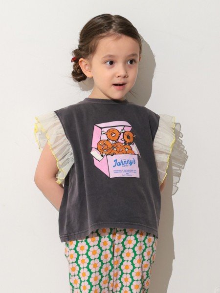 ｳﾞｨﾝﾃｰｼﾞﾌｪｰﾄﾞﾌﾘﾙTｼｬﾂ | 子供服のオーシャン＆グラウンド