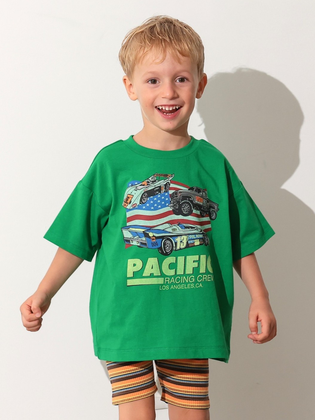 ﾚｰｼﾝｸﾞﾌﾟﾘﾝﾄTｼｬﾂ | 子供服のオーシャン＆グラウンド[ocean＆ground