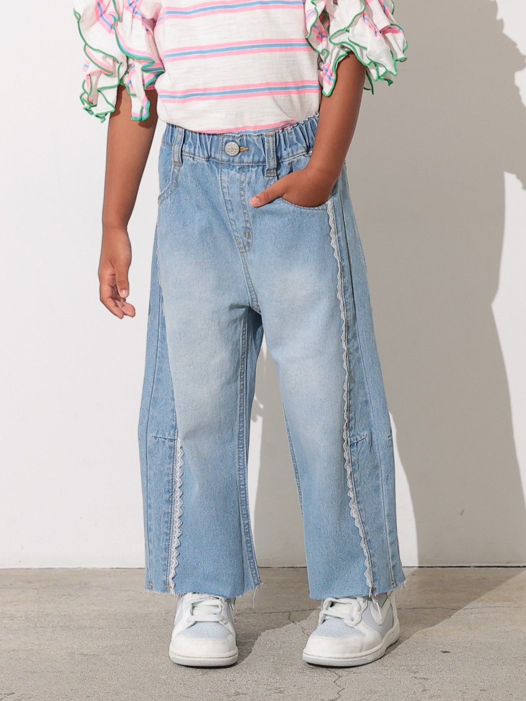 ﾚｰｽﾘﾒｲｸﾃﾞﾆﾑﾊﾟﾝﾂ | 子供服のオーシャン＆グラウンド[ocean＆ground
