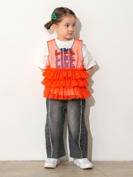ﾚｰｽﾘﾒｲｸﾃﾞﾆﾑﾊﾟﾝﾂ | 子供服のオーシャン＆グラウンド[ocean＆ground